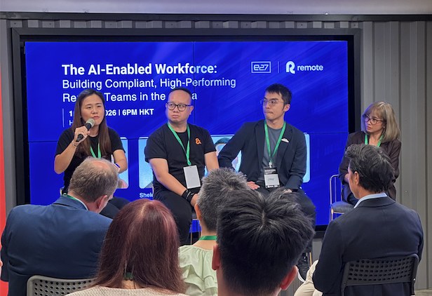 Eli Chuah, Sheldon Li, and Jimmy Ng on the Hong Kong panel, 16 July 2026
